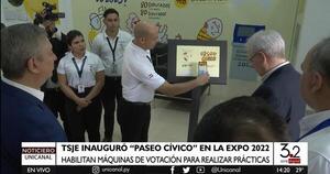“Paseo Cívico”: habilitan máquinas de votación en la Expo para realizar prácticas