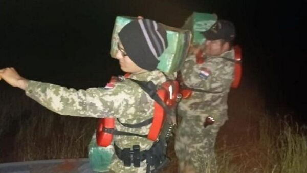 Armada Paraguaya incauta alrededor de 250 kilos de marihuana prensada en Canindeyú