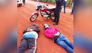 Crónica / Dos motochorros fueron reducidos a tiros por la Policía