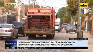 Comuna intervino terreno baldío abandonado - ABC Noticias - ABC Color