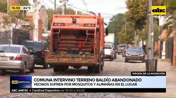 Comuna intervino terreno baldío abandonado - ABC Noticias - ABC Color