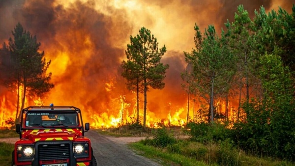 “Parece el fin del mundo”: centenares de evacuados por los incendios forestales en Europa | 1000 Noticias