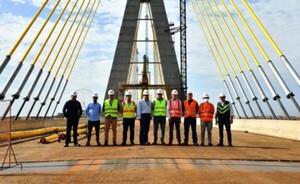 Obras del Puente de Integración con avance del 90%