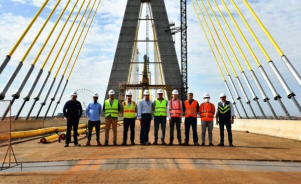 Obras del Puente de Integración con avance del 90%