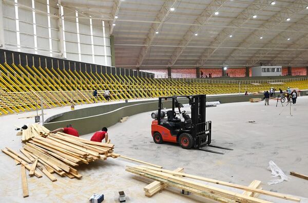 Juegos Odesur Asu2022: Aceleran las obras en el COP - Polideportivo - ABC Color