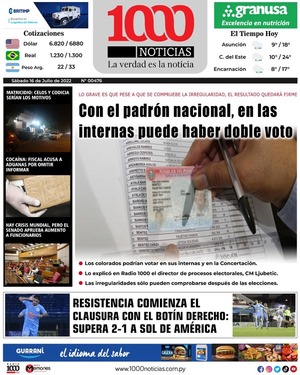 16 Julio 2022 | 1000 Noticias