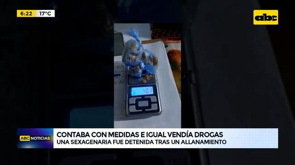 Contaba con medidas e igual vendía drogas  - ABC Noticias - ABC Color