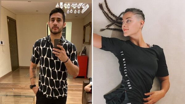 Tito Torres y Nicole Huber juntos en una cena