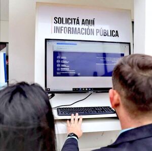 Justicia habilita terminal en la Expo para realizar pedidos de acceso a la información pública