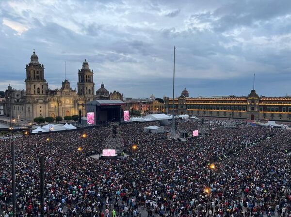 Ciudad de México reanuda conciertos públicos masivos - Mundo - ABC Color