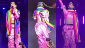 Diario HOY | Tini Stoessel defendió los colores 'condenados' en la Expo: "Que se vayan pa'l..."