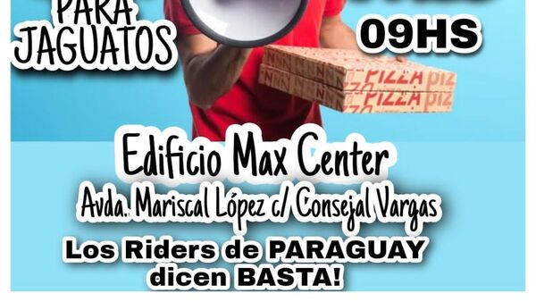 Deliverys en paro para pedir aumento y restitución de compas despedidos
