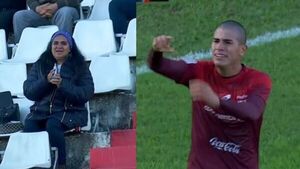 La emotiva dedicatoria de un jugador de Nacional a su familia