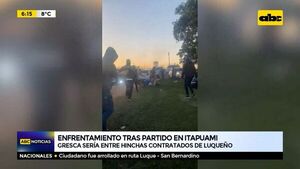 Enfrentamiento tras partido en Itapuami  - ABC Noticias - ABC Color