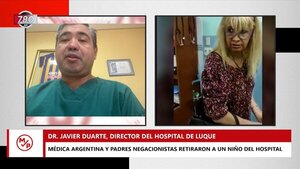 Director de Hospital de Luque repudia actitud prepotente de médica que retiró a un niño - Megacadena — Últimas Noticias de Paraguay