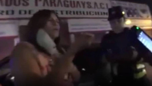 Crónica / [VIDEO] Conductora de TV se negó al ka'utest