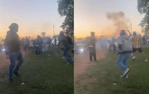Batalla campal tras partido de fútbol en Luque – Prensa 5