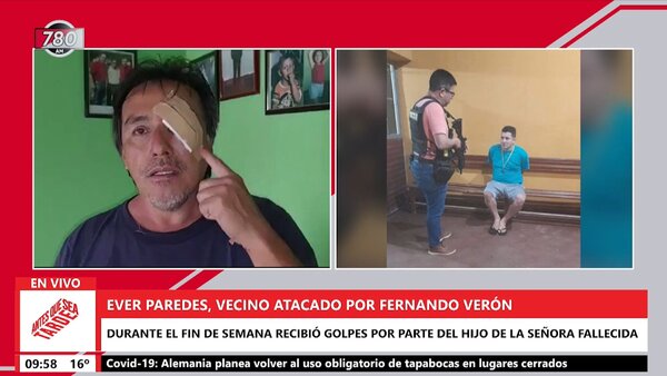 Vecino atacado por Fernando Verón lo calificó de un "psicópata" que no puede estar libre - Megacadena — Últimas Noticias de Paraguay