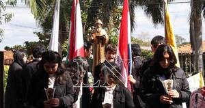 La Nación / Misión Libanesa honró al santo de los milagros en Asunción