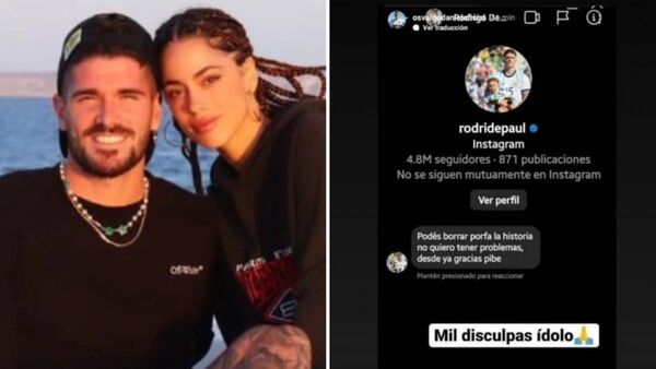 ¿Paraguayo puso celoso a Rodrigo De Paul?