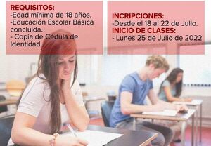 Convocan a jóvenes y adultos que deseen concluir la educación media - La Clave