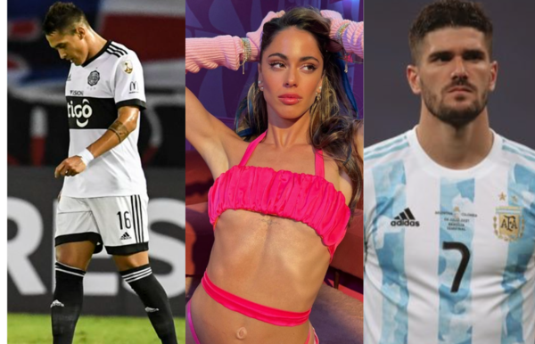 Jugador de Olimpia piropeó a Tini y recibió reto de su novio tras un ataque de celos