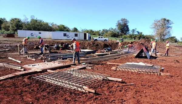 Avanzan obras en el Gran Hospital del Sur con fundaciones para la base principal