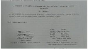 Instituto superior señala que no posee consultorios en su local