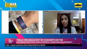 Denuncian mala organización en el concierto de Tini - Ensiestados - ABC Color