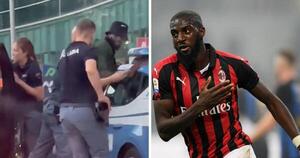 Viral: jugador de Milán fue detenido por error a punta de arma de fuego
