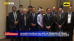 Acuerdos fructíferos tras visita de delegación de Taiwán - Mundo empresarial - ABC Color