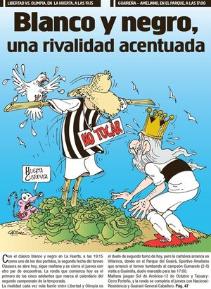 Blanco y negro, una rivalidad acentuada - Fútbol - ABC Color