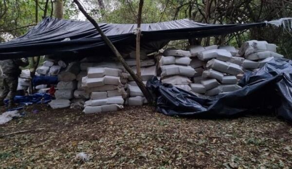 SENAD incautó casi 22 toneladas de marihuana en Amambay
