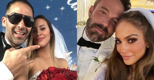 Patty Orué "purea" ante sus amigos que se casó en el mismo lugar que JLo