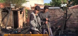 Loma Pytã: Reciclador lo perdió todo en incendio - SNT