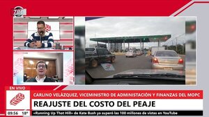 Anuncian reajustes en tres puestos de peaje, desde agosto - Megacadena — Últimas Noticias de Paraguay