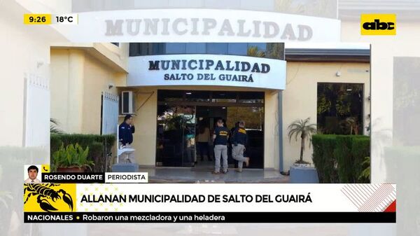 Allanan Municipalidad de Salto del Guairá  - ABC Noticias - ABC Color
