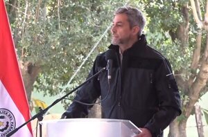 Abdo convierte acto oficial en campaña: “es una obra del Partido Colorado” - Política - ABC Color