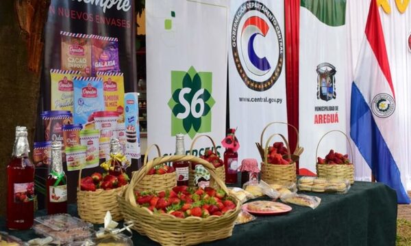 Se Inauguró la Expo Frutilla en Areguá