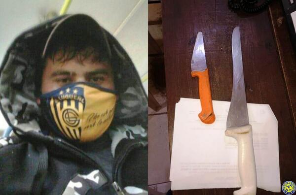 Un osado ladrón fue atrapado tras violento asalto en una hamburgusería luqueña •