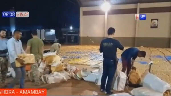 Incautan más de 20 toneladas de marihuana en Amambay | Noticias Paraguay