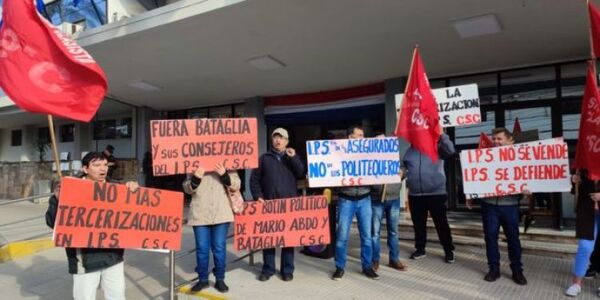 Corriente sindical denuncia negociados en IPS y pide la destitución de Bataglia