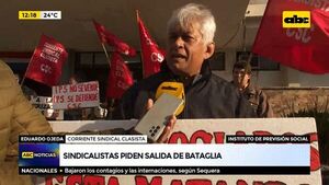 Sindicalistas piden salida de Bataglia  - ABC Noticias - ABC Color