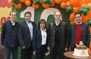Celebran el décimo aniversario del Abasto Norte - Sociales - ABC Color