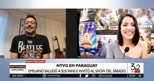 NTVG en Paraguay: Emiliano Brancciari contó que incluirán en su show a un artista nacional