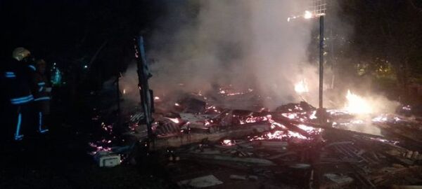 Espiral causa incendio de vivienda en Hernandarias