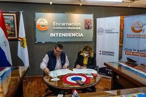 Municipio Encarnaceno firman convenio con la Agencia Nacional de Tránsito y Seguridad Vial
