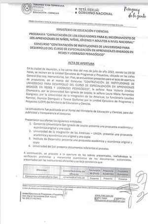 Universidad sospechada de plagio vuelve a presentar propuesta al MEC - La Clave