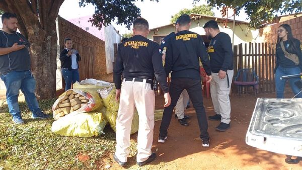 Incautan más de 200 kilos de marihuana en Pedro Juan Caballero