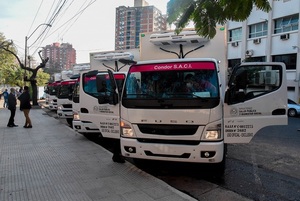 Salud Pública suma otros cinco furgones refrigerados a su flota vehicular